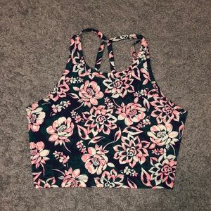 Floral crop top